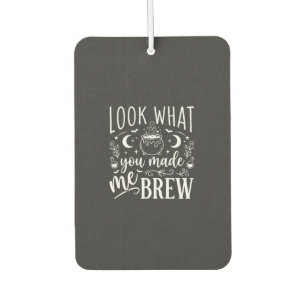 Halloween Witch Brew Funny Potion Design_1 Car Air Freshener