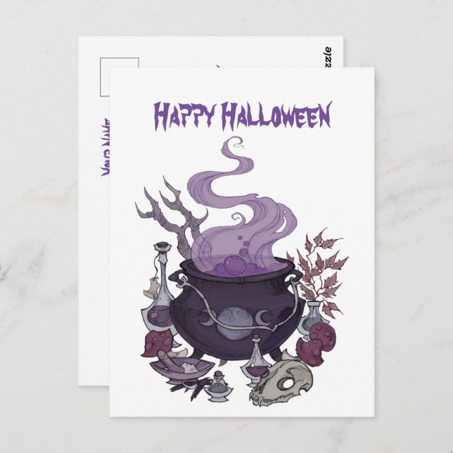 Halloween Witch Brew  Postcard (Front/Back)