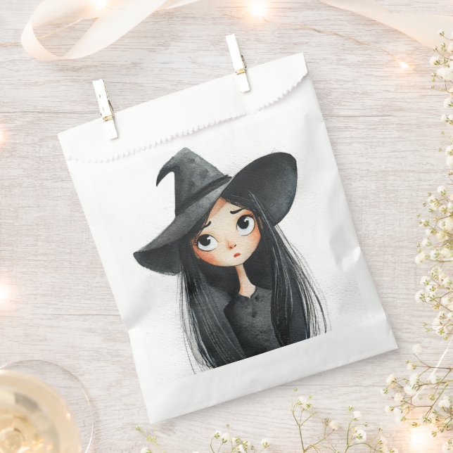 Halloween Witch Candy Favour Bags (Clipped)