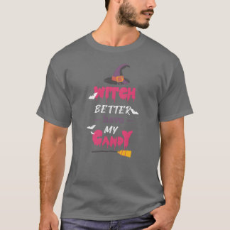 Halloween witch candy girl T-Shirt