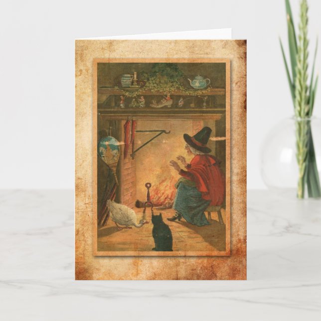 Halloween Witch Card (Front)