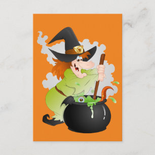 Halloween Witch Card