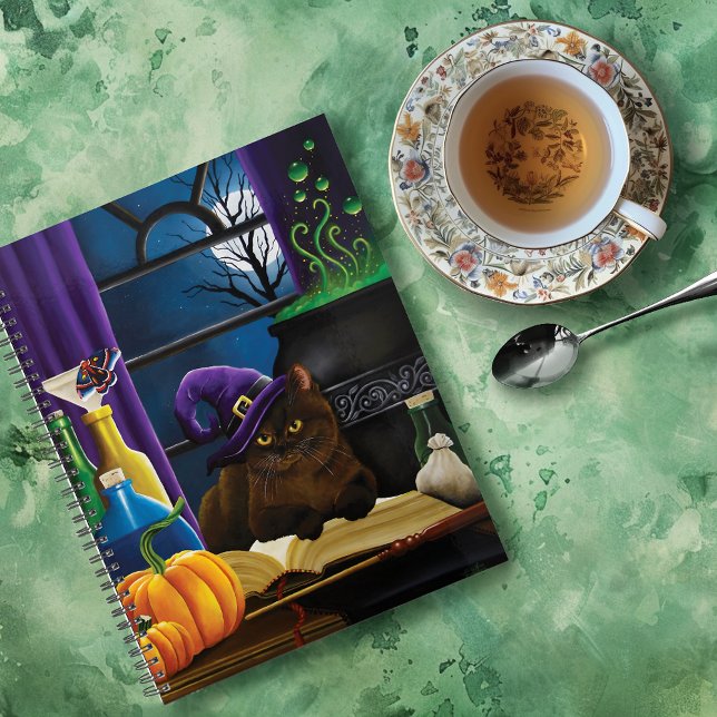 Halloween Witch Cat Purple Magic Planner (Creator Uploaded)