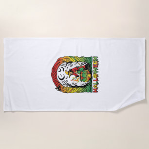 Halloween Witch Cauldron Brewing Black Cat Spooky  Beach Towel
