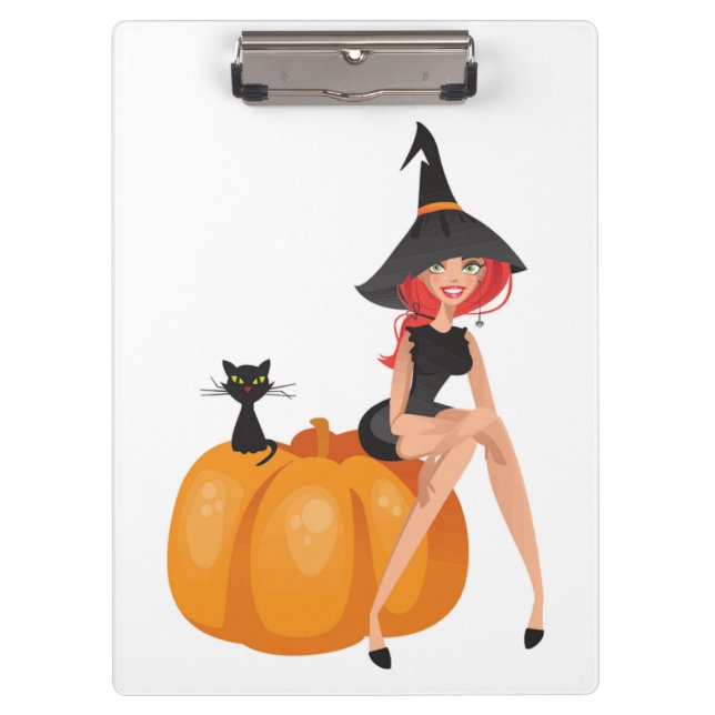 HALLOWEEN WITCH CLIPBOARD (Front)
