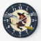 Halloween Witch Clock
