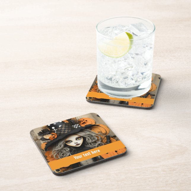 Halloween Witch Coaster (Right Side)