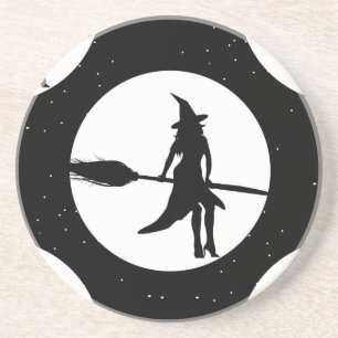 halloween witch coaster