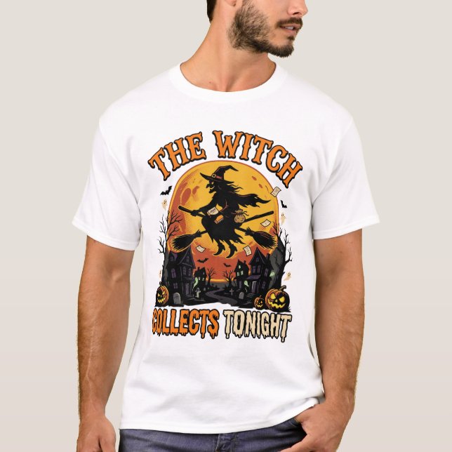 Halloween Witch Collection Humour T-Shirt (Front)