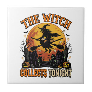Halloween Witch Collection Humour Tile