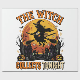 Halloween Witch Collection Humour Wrapping Paper