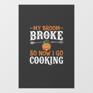 Halloween Witch Cooking Broom Broke Design_1