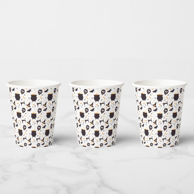 Halloween Witch Craft Paper Cups (Multi)