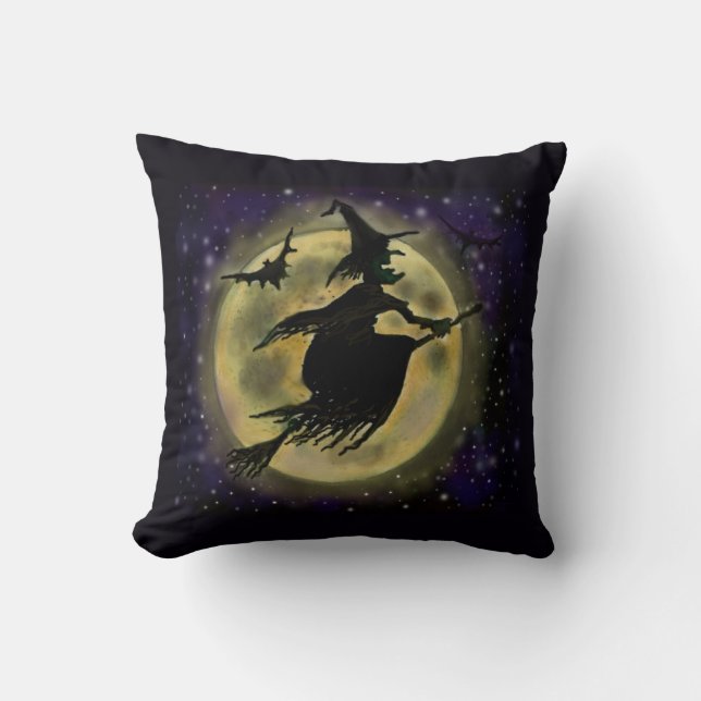 Halloween Witch Cushion (Front)