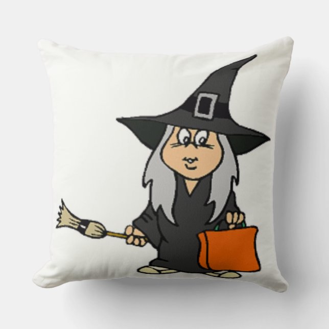 HALLOWEEN WITCH CUSHION (Front)