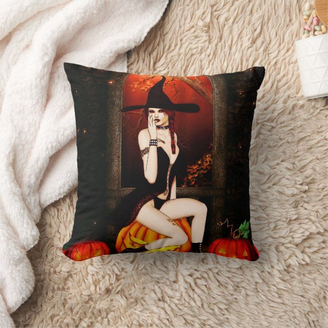 Halloween Witch Cushion (Blanket)