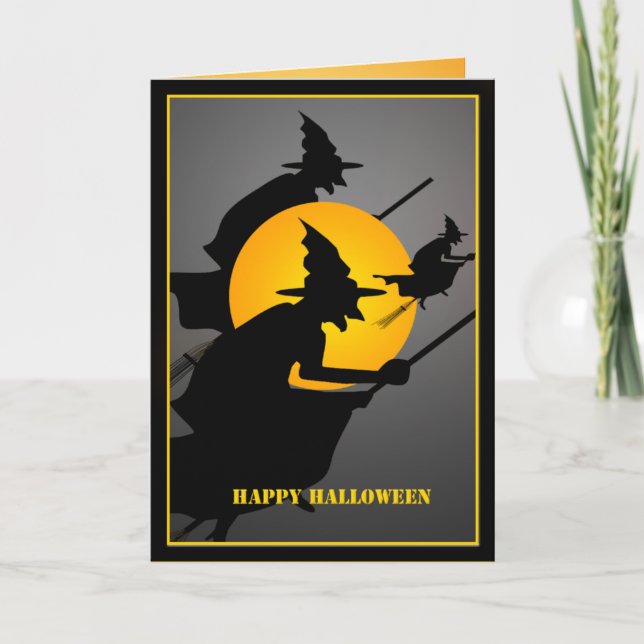 Halloween Witch Custom Card (Front)
