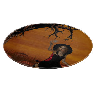Halloween Witch Cutting Board