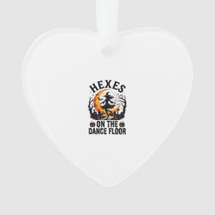Halloween Witch Dance Night Ornament