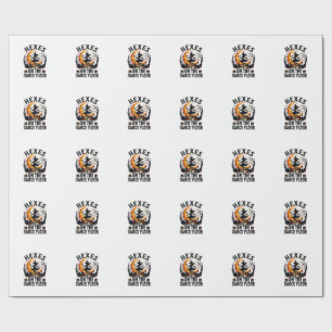 Halloween Witch Dance Night Wrapping Paper