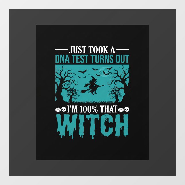 Halloween Witch DNA Test Design (Sheet)