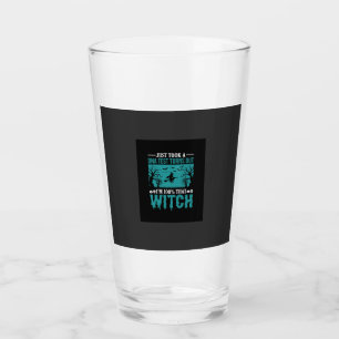 Halloween Witch DNA Test Design Glass