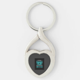 Halloween Witch DNA Test Design Key Ring