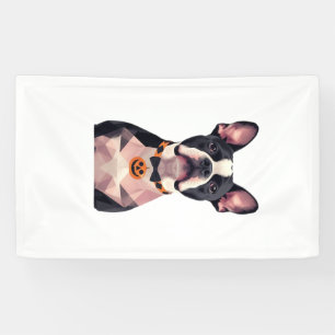Halloween witch dog Classic T-Shirt Banner