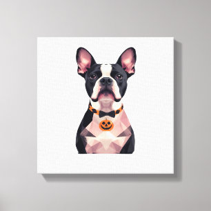 Halloween witch dog Classic T-Shirt Canvas Print