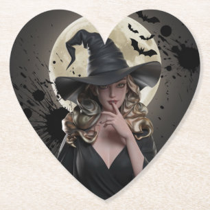 Halloween Witch Drink Coaster
