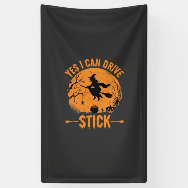 Halloween Witch Drive Stick Graphic_1 Banner (Vertical)