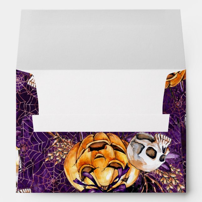 Halloween Witch Envelope (Back (Bottom))