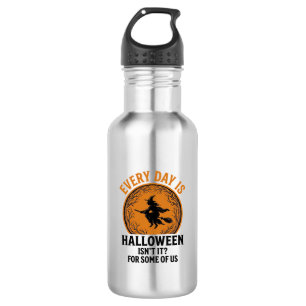 Halloween Witch Every Day Is Halloween Funny Vinta 532 Ml Water Bottle