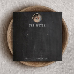 Halloween Witch Eye Earring Display Card