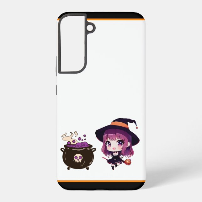 Halloween/witch/fall/October Samsung Galaxy S22+ Case (Back)
