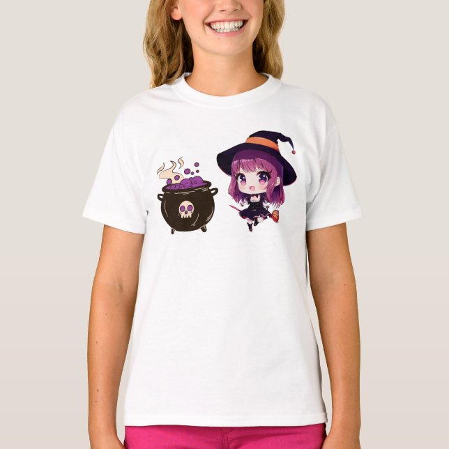 Halloween/witch/fall/October T-Shirt (Front)