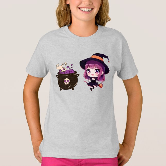 Halloween/witch/fall/October T-Shirt (Front)