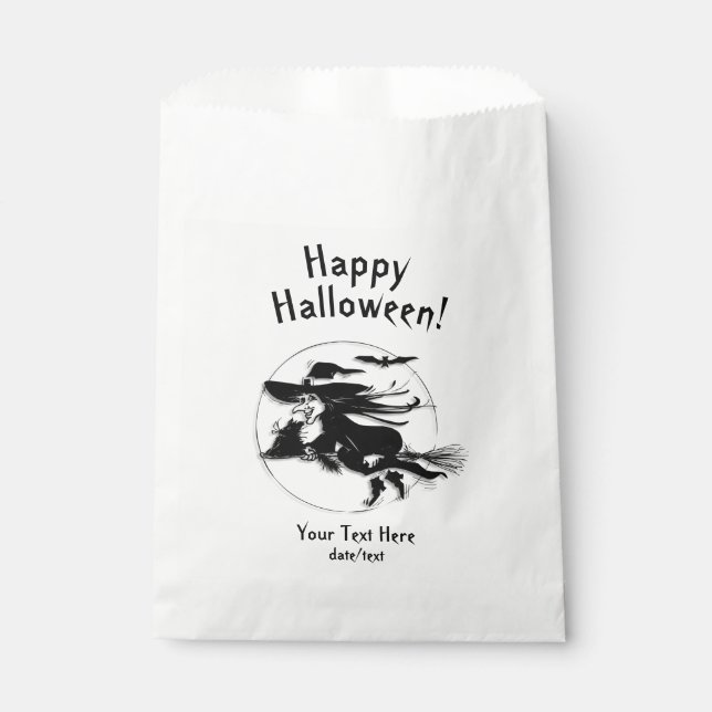 Halloween Witch Favour Bags (Front)