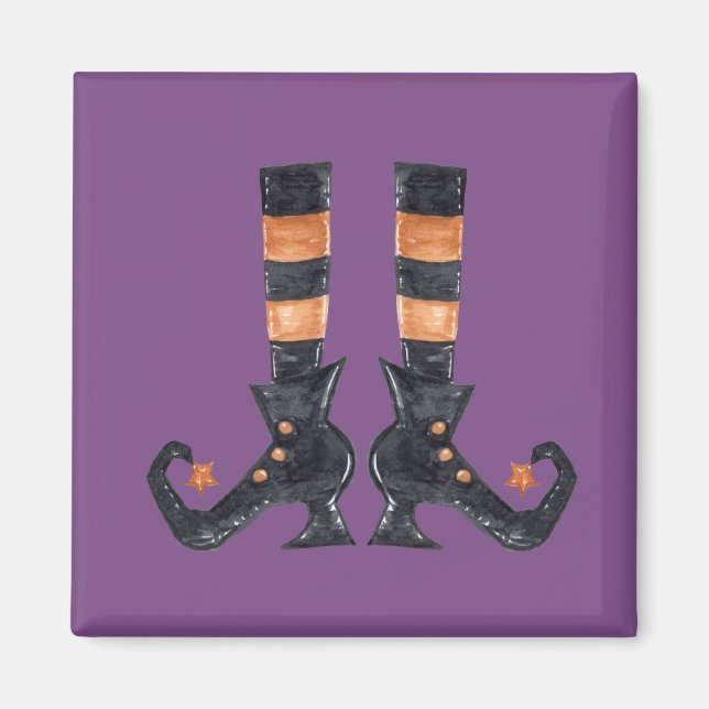 Halloween Witch Feet Magnet (Front)