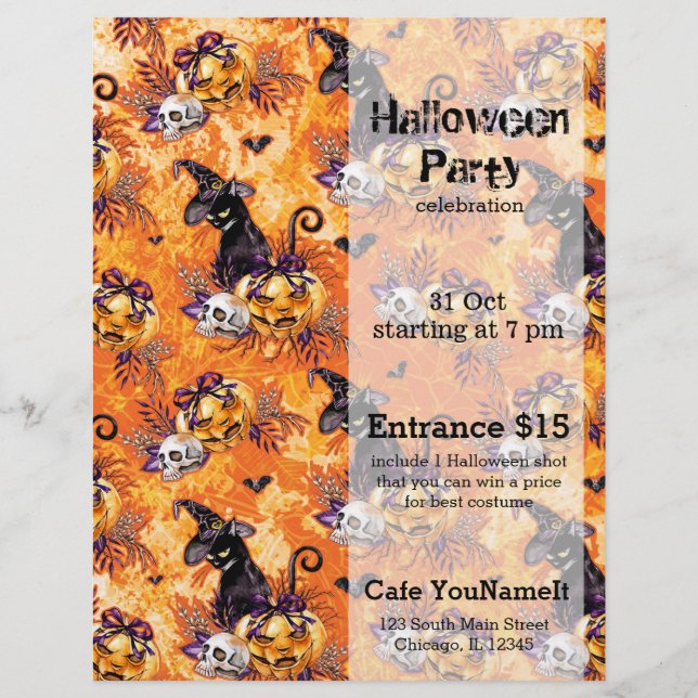 Halloween Witch Flyer (Front)