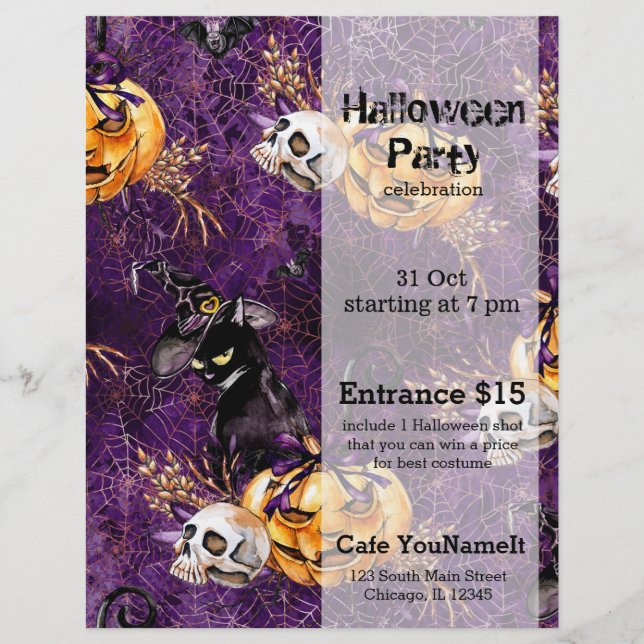 Halloween Witch Flyer (Front)