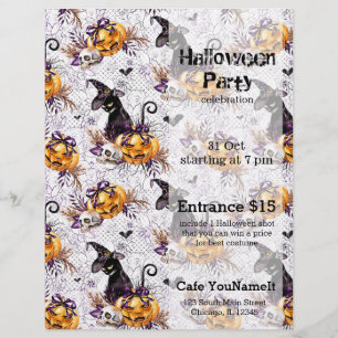 Halloween Witch Flyer