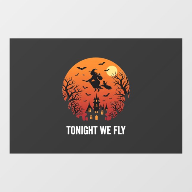 Halloween Witch Flying Night Graphic Design_1 (Sheet)