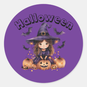 Halloween Witch Fun Sticker