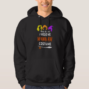 Halloween Witch Grandma This Is My Awesome MAWMAW Hoodie