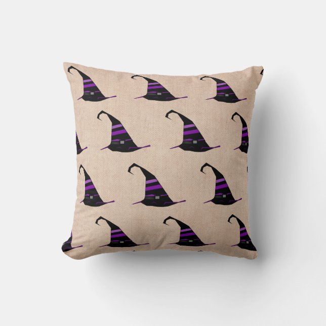 Halloween Witch Hat Cushion (Front)