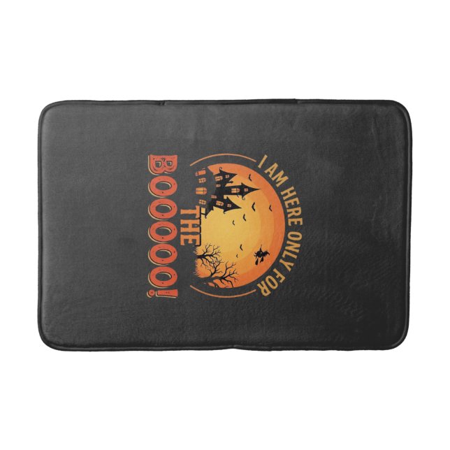 Halloween Witch Haunted House Boo Design_1 Bath Mat (Front)