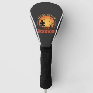 Halloween Witch Haunted House Boo Design_1 Golf Head Cover