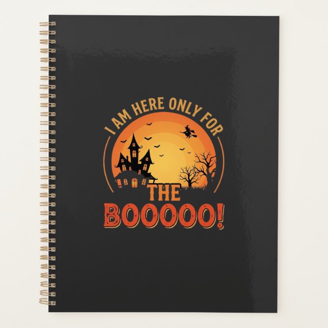 Halloween Witch Haunted House Boo Design_1 Planner (Front)