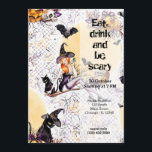 Halloween Witch Invitation<br><div class="desc">This "Halloween Witch" theme is  available in different products.  Feel free to contact me if you want it in other products.</div>